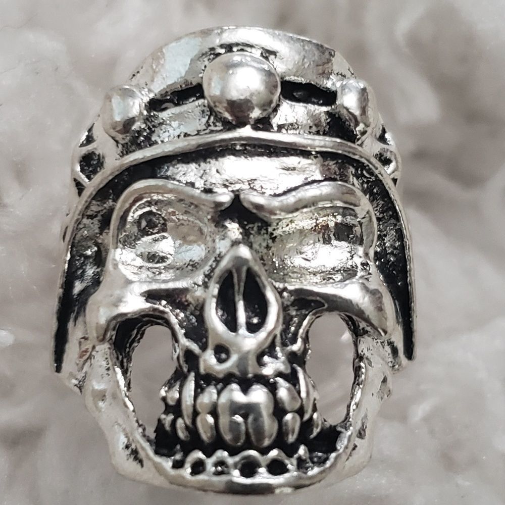 Skull Ring Stainless Jewerly Fashion Punk Silver
